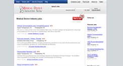 Desktop Screenshot of medicaldeviceindustrynow.com
